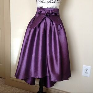 💜VERONICA’s OFFER - Elegant Purple Satin Skirt w/ cropped jackets/ boleros